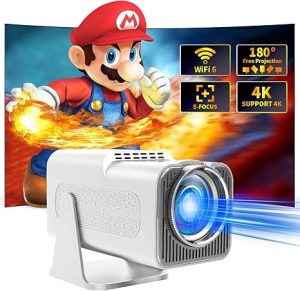 Mini Projector,Projector with WiFi and Bluetooth